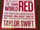 Taylor Swift Red Vinyl w ACM consideration sleeve & Thank You card RARE Swiftie