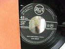 (7)sp 45t juke box  AREA 45.450 ELVIS PRESLEY don t be cruel/blue suede shoes