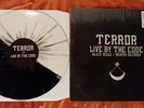 TERROR : Live By The Code WHITE / BLACK Splatter Color Vinyl LP Black Scale BOOK