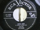 Christmas Nm  45 Eartha Kitt - Santa Baby / Under The Bridges Of Paris On Rca Vi