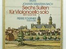 PIERRE FOURNIER - JS BACH 6 suites for cello solo ARCHIV 2710005 3xLPs box