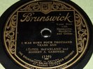 Brunswick 110 Lester McFarland & Robert Gardner I Was Born 4000 Years Ago 78 RPM