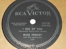 RCA Victor 20-7150 Elvis Presley I Beg of You / Don't 78 RPM E+ E+ Canada Press