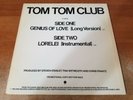 Tom Tom Club: Genius Of Love / Lorelei, 12 in Rare Promo Single Record