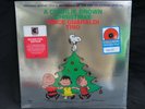A CHARLIE BROWN CHRISTMAS VINCE GUARALDI RED GLITTER VINYL LP SILVER FOIL JACKET
