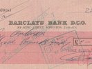 COLLCTORS ITEM 1969 BARCLAYS CHEQUE PRINCE BUSTER SHACK TO GLADSTONE ANDERSON