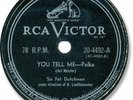 SIX FAT DUTCHMEN Polka 78 RPM Record. You Tell Me–Polka. M-