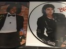 MICHAEL JACKSON 2 X PICTURE DISC VINYL L.P's BAD AND OFF THE WALL