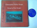PETE SEEGER - Champlain Valley Songs SIGNED U.S. Folk vinyl LP Folkways 1960 Ex-