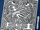 ORIGINAL 1983 PROMO KEITH HARING ART PRINT & VINYL LP EX RARE
