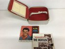 Vtg Record Box with The Beatles Requests & Elvis Kissin' Cousins 45RPM 7