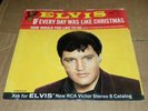 Elvis Presley 45 Rare W/COVER- If Every day Was Like Christmas -PROMO NM-2 free