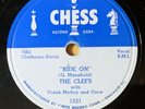 THE CLEFS 78 We Three w/ Ride On CHESS 1521 rare R&B Frank Motley V+