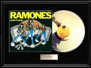 THE RAMONES ROAD TO RUIN WHITE GOLD SILVER PLATINUM TONE RECORD LP RARE NON RIAA