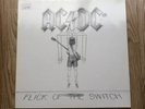 ACDC Flick Of The Switch Vinyl Album 1983 EX/VG+