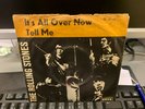 Rolling Stones Beat Rock Vinyl Single 7 its all over now brauner Balken Decca 45