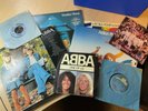ABBA Vinyl Record Bundle Single and Greatest Hits Album Mix Good Condition