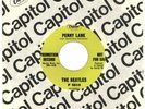 THE BEATLES Strawberry Fields / Penny Lane 1967 CAPITOL P 5810 MONO PROMO 45