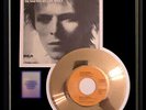 DAVID BOWIE SPACE ODDITY 45 RPM GOLD METALIZED RECORD RARE  NON RIAA AWARD