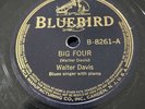 78rpm Blues Walter Davis Bluebird 8261 Big Four/Airplane Blues VG+/VG