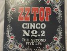 ZZ TOP CINCO No. 2: THE SECOND FIVE LPS - NEW/SEALED Condition - Out of Print