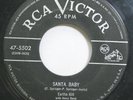 Christmas 45 Eartha Kitt - Santa Baby / Under The Bridges Of Paris On Rca Victor