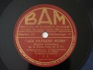 Africa Burkina Faso Les Paysans Noirs French Ethnomusicology 78RPM BAM