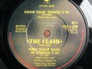 The Clash: Know Your Rights 7” - UK Promo Copy on CBS