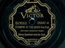 78tk-Jazz-VICTOR 25247-Benny Goodman-(Stompin' at the Savoy/Breakin' in a pair)