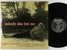 Betty Bennett - Nobody Else But Me LP - Atlantic - 1226 Black Label Mono DG VG+