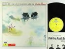 Chick Corea/Nicolas Economou - On 2 Pianos LP - Deutsche Grammophon NM Autograph