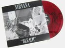 Nirvana ‎– Bleach Exclusive Limited Edition Red & Black Marble Colored Vinyl LP