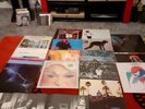 ROCK AND POP VINYL LP LOT. DIRE STRAITS BOWIE WINWOOD TALKING HEADS 51 LPS