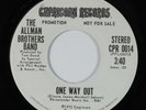 Rock 45 ALLMAN BROTHERS BAND One Way Out CAPRICORN VG++ promo HEAR