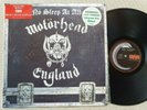 MOTORHEAD ENGLAND - NO SLEEP AT ALL - LP