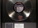 AC/DC Back in Black In-House Award Atlantic goldene schallplatte