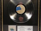 The Beatles at the Hollywood Bowl In-House Award Capitol goldene schallplatte