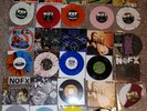 punk rock 7 Inch lot. Nofx Tiger army old firm casuals. Bad cop bad cop colored
