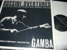 GAMBA : ROSSINI OVERTURES AUDIOPHILE LP DECCA SXL 2266 CLASSIC RECORDS USA