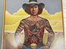1977 DAVID ALLAN COE Vinyl Record TATTOO Album