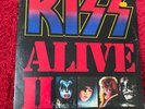 Kiss Alive II 1977 NBLP 7076-2 with a photo inner sleeves and tattoos - VG++