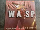 WASP Animal (F**K Like a Beast) Vinyl Record Album RED NM