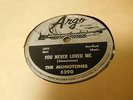 The Monotones   you never loved me / Book of love - ARGO # 3002 - rare 78
