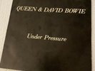 QUEEN & DAVID BOWIE UNDER PRESSURE SINGLE E-47235 45 RPM ELEKTRA 1981 Mint