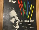 CARL MANN:LP 33rpm PLP1960: Like,Mann Carl Mann sings. RARE ROCKABILLY