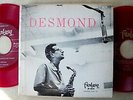 PAUL DESMOND QUINTET rare double EP modern jazz '55 Fantasy EP-4024 RED VINYL