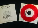 Queen The Show Must Go On Ltd Edition Red 7” Vinyl Record (Italy), autographed