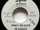 JIM RANDOLPH 45 Donna's Been Kissed / The Act SYLVIA Northern Soul MINT-  g143