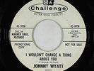 Northern Soul 45 - Johnny Wyatt - I Wouldn't Change A Thing - Challenge VG+ mp3