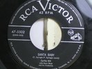 Christmas 45 Eartha Kitt - Santa Baby / Under The Bridges Of Paris On Rca